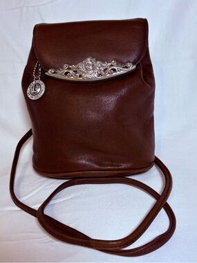 Brighton “One World” Leather Crossbody
